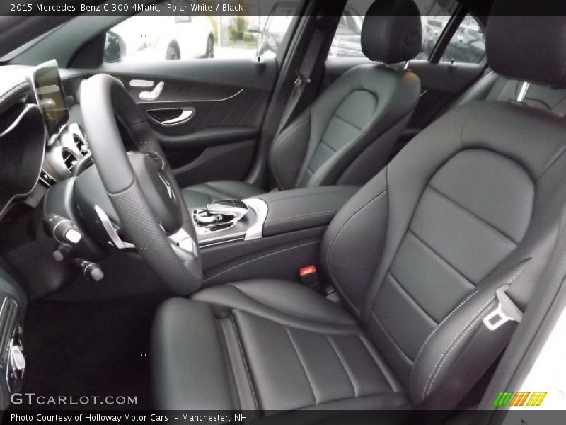 Polar White / Black 2015 Mercedes-Benz C 300 4Matic