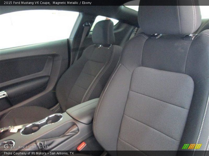 Magnetic Metallic / Ebony 2015 Ford Mustang V6 Coupe