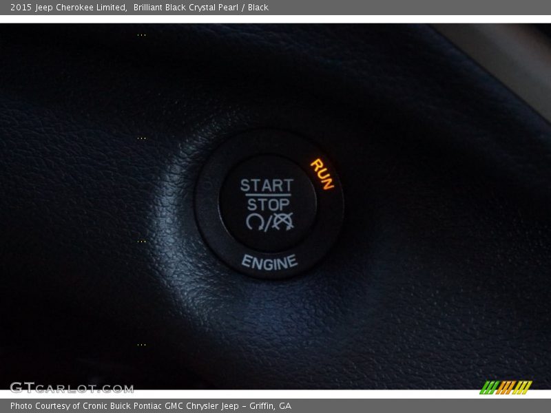 Brilliant Black Crystal Pearl / Black 2015 Jeep Cherokee Limited