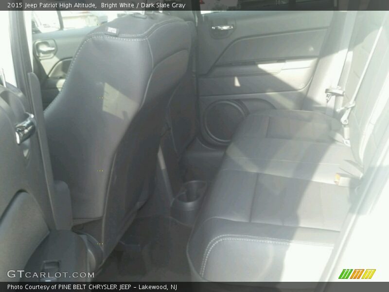 Bright White / Dark Slate Gray 2015 Jeep Patriot High Altitude