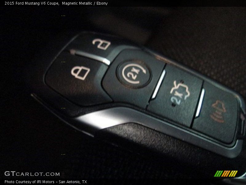 Magnetic Metallic / Ebony 2015 Ford Mustang V6 Coupe