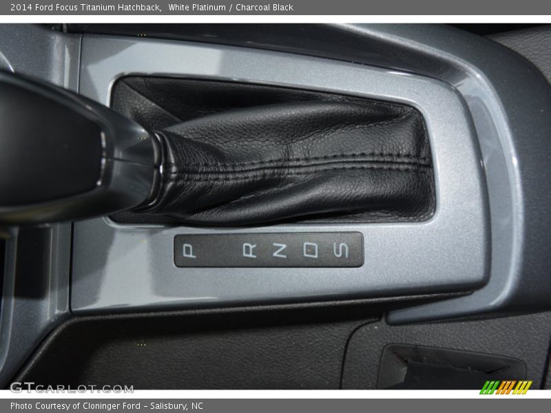 White Platinum / Charcoal Black 2014 Ford Focus Titanium Hatchback