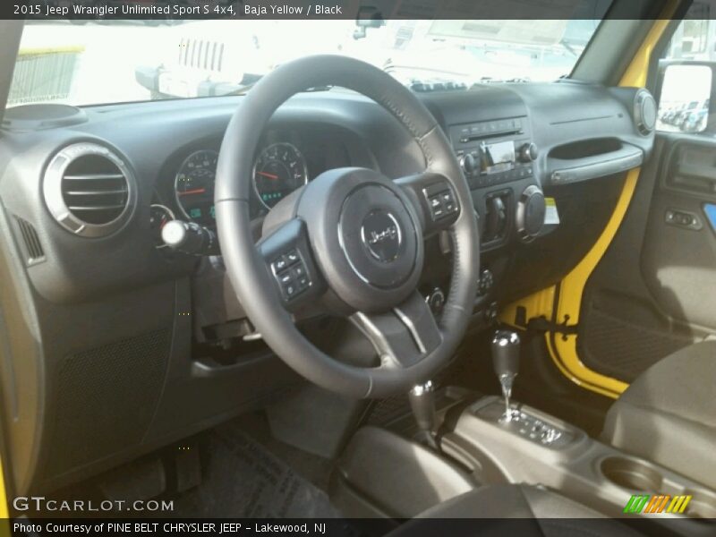 Baja Yellow / Black 2015 Jeep Wrangler Unlimited Sport S 4x4