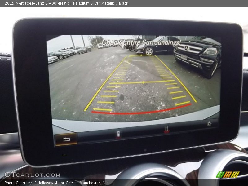 Paladium Silver Metallic / Black 2015 Mercedes-Benz C 400 4Matic