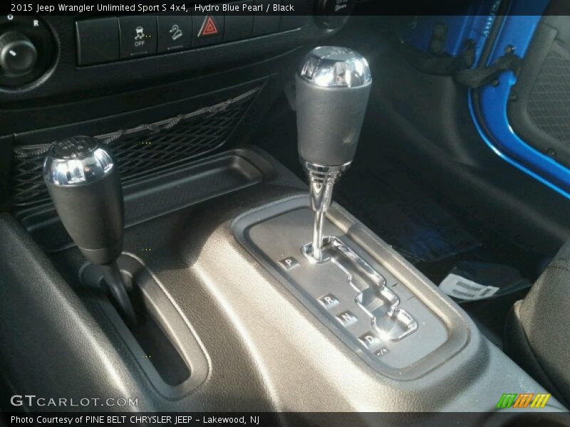 Hydro Blue Pearl / Black 2015 Jeep Wrangler Unlimited Sport S 4x4
