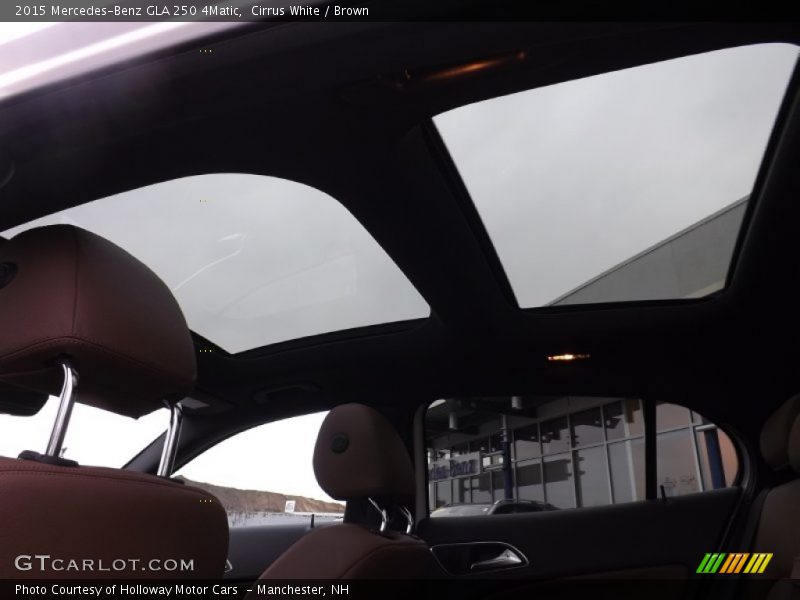 Cirrus White / Brown 2015 Mercedes-Benz GLA 250 4Matic