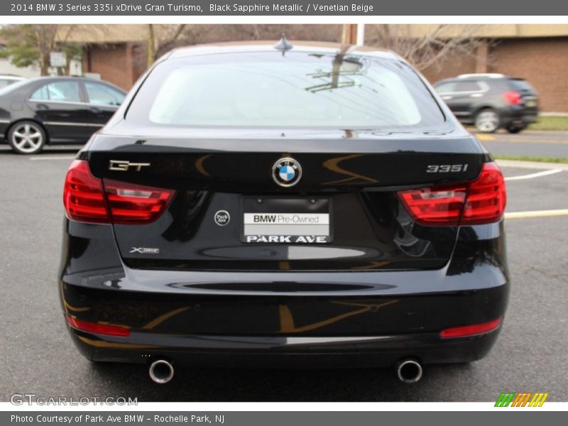 Black Sapphire Metallic / Venetian Beige 2014 BMW 3 Series 335i xDrive Gran Turismo