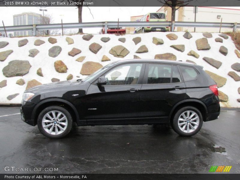 Jet Black / Saddle Brown 2015 BMW X3 xDrive28i