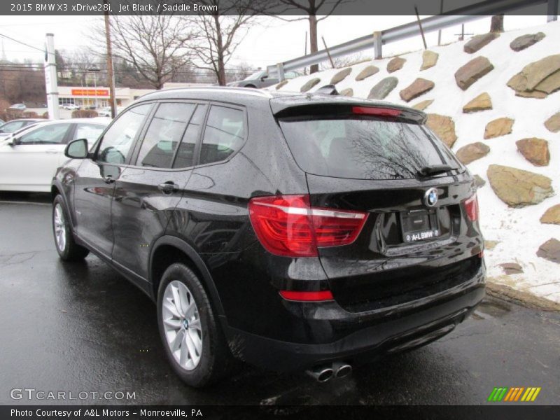 Jet Black / Saddle Brown 2015 BMW X3 xDrive28i