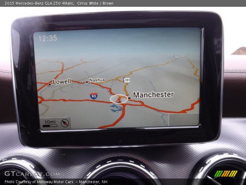 Navigation of 2015 GLA 250 4Matic