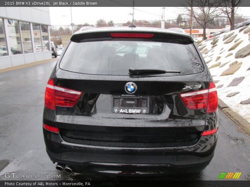 Jet Black / Saddle Brown 2015 BMW X3 xDrive28i