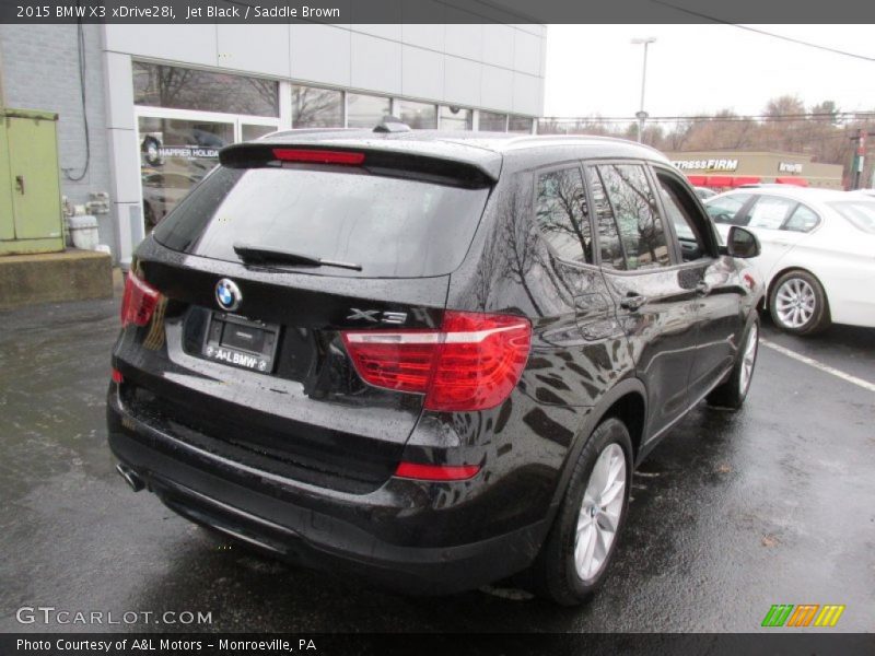 Jet Black / Saddle Brown 2015 BMW X3 xDrive28i