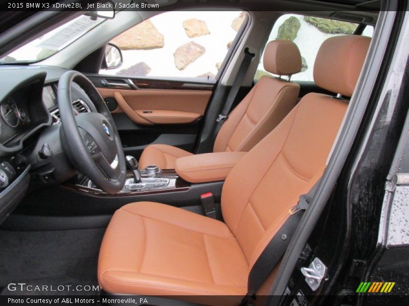 Jet Black / Saddle Brown 2015 BMW X3 xDrive28i