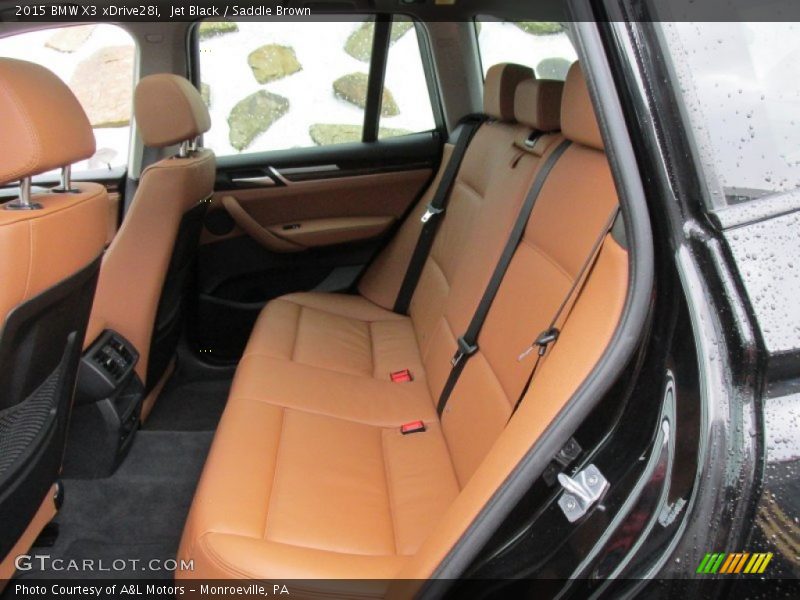 Jet Black / Saddle Brown 2015 BMW X3 xDrive28i