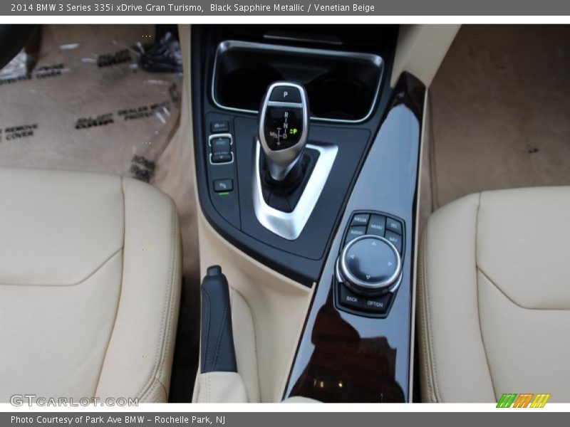 Black Sapphire Metallic / Venetian Beige 2014 BMW 3 Series 335i xDrive Gran Turismo