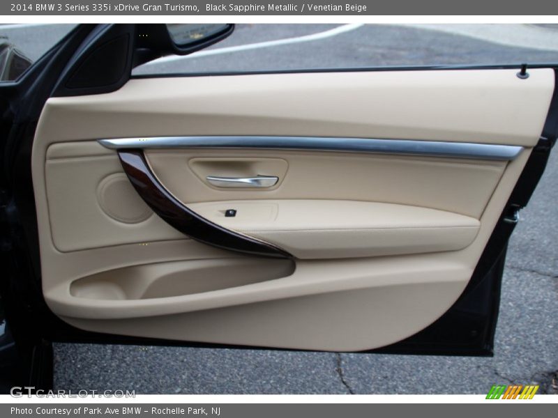 Black Sapphire Metallic / Venetian Beige 2014 BMW 3 Series 335i xDrive Gran Turismo