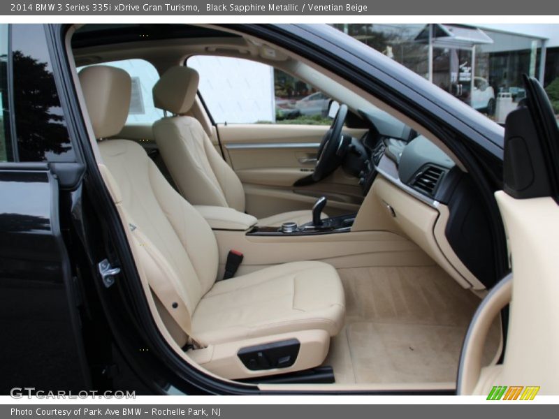 Black Sapphire Metallic / Venetian Beige 2014 BMW 3 Series 335i xDrive Gran Turismo