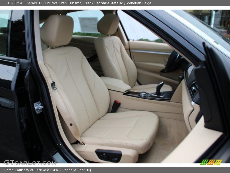 Black Sapphire Metallic / Venetian Beige 2014 BMW 3 Series 335i xDrive Gran Turismo