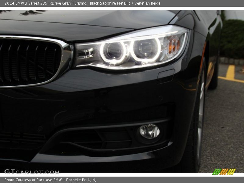 Black Sapphire Metallic / Venetian Beige 2014 BMW 3 Series 335i xDrive Gran Turismo