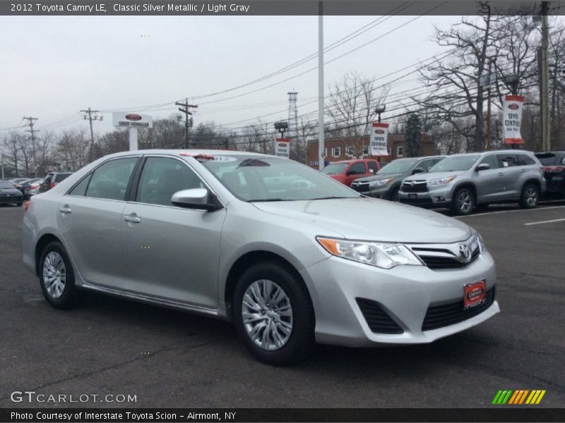 Classic Silver Metallic / Light Gray 2012 Toyota Camry LE