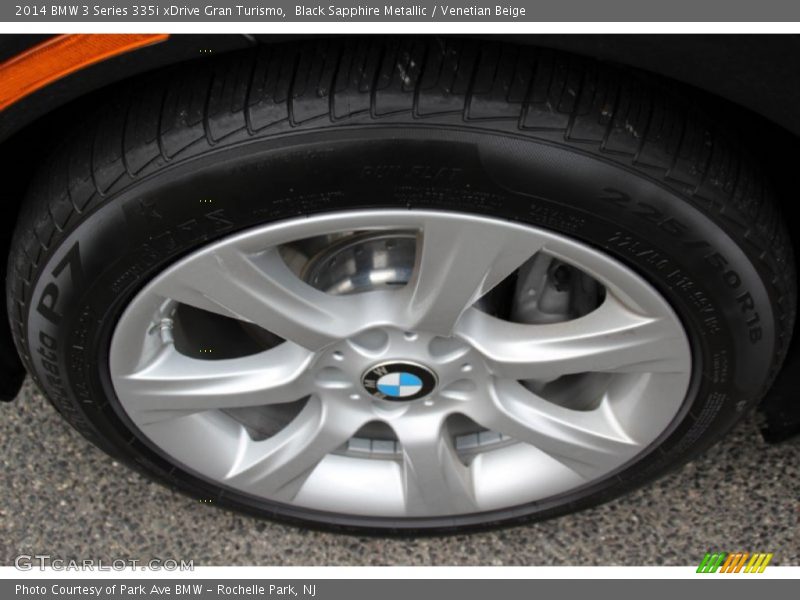 Black Sapphire Metallic / Venetian Beige 2014 BMW 3 Series 335i xDrive Gran Turismo