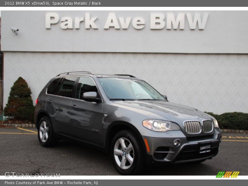 Space Gray Metallic / Black 2012 BMW X5 xDrive50i