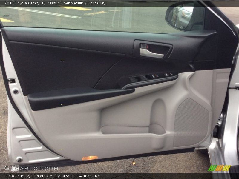 Classic Silver Metallic / Light Gray 2012 Toyota Camry LE