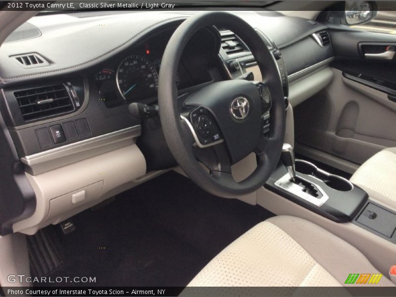 Classic Silver Metallic / Light Gray 2012 Toyota Camry LE