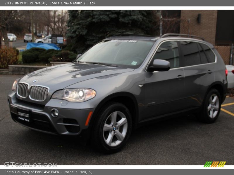 Space Gray Metallic / Black 2012 BMW X5 xDrive50i