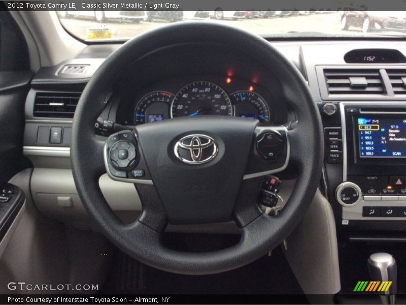 Classic Silver Metallic / Light Gray 2012 Toyota Camry LE