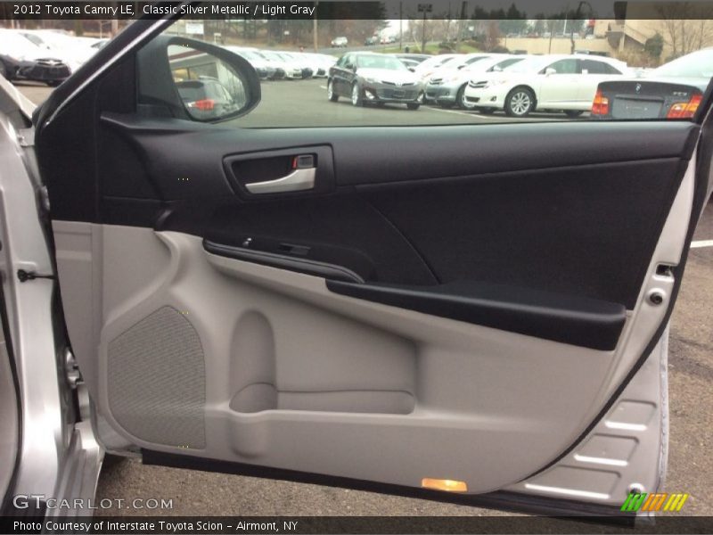 Classic Silver Metallic / Light Gray 2012 Toyota Camry LE