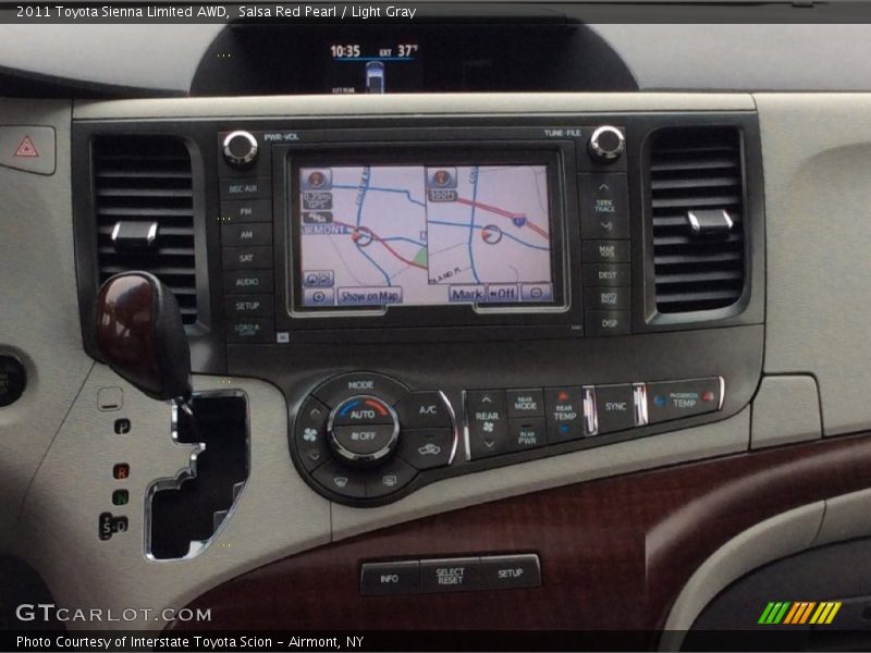 Salsa Red Pearl / Light Gray 2011 Toyota Sienna Limited AWD