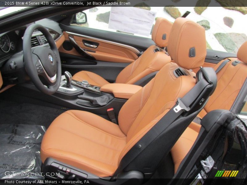 2015 4 Series 428i xDrive Convertible Saddle Brown Interior