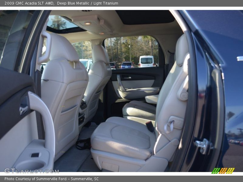 Deep Blue Metallic / Light Titanium 2009 GMC Acadia SLT AWD