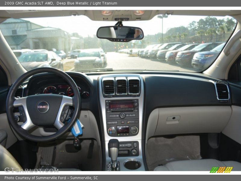 Deep Blue Metallic / Light Titanium 2009 GMC Acadia SLT AWD