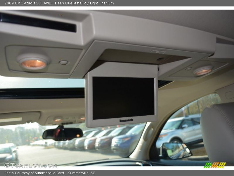Deep Blue Metallic / Light Titanium 2009 GMC Acadia SLT AWD