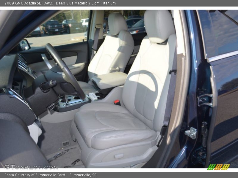Deep Blue Metallic / Light Titanium 2009 GMC Acadia SLT AWD