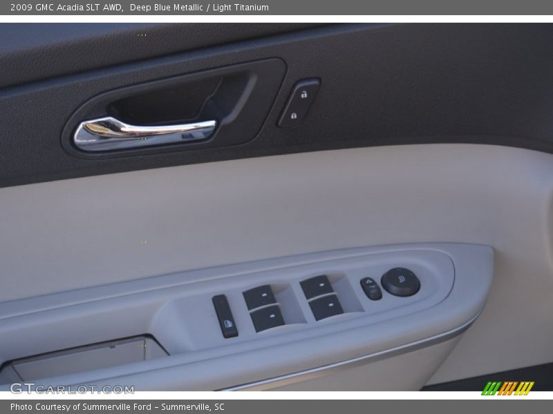 Deep Blue Metallic / Light Titanium 2009 GMC Acadia SLT AWD