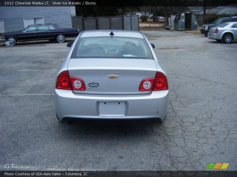Silver Ice Metallic / Ebony 2012 Chevrolet Malibu LT