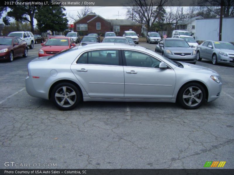 Silver Ice Metallic / Ebony 2012 Chevrolet Malibu LT