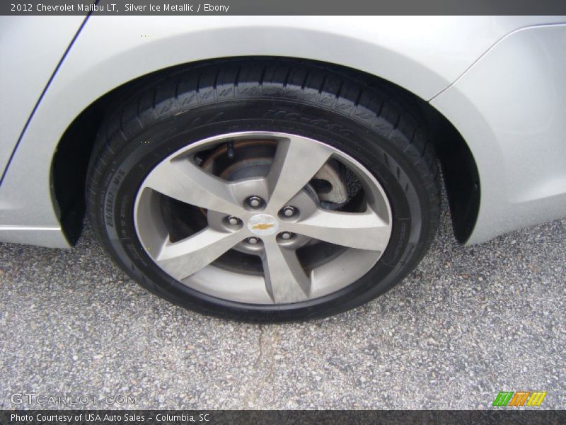 Silver Ice Metallic / Ebony 2012 Chevrolet Malibu LT