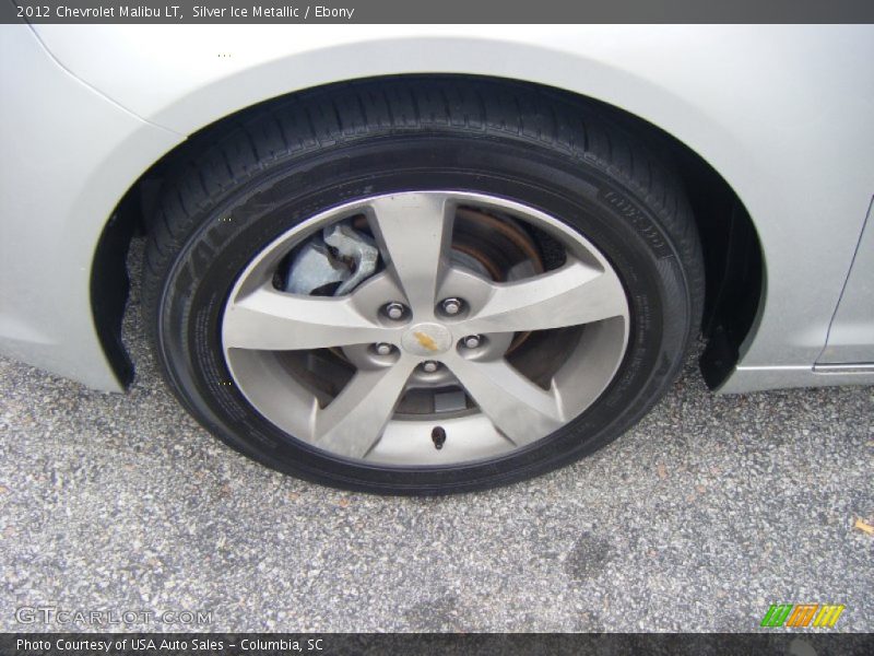 Silver Ice Metallic / Ebony 2012 Chevrolet Malibu LT