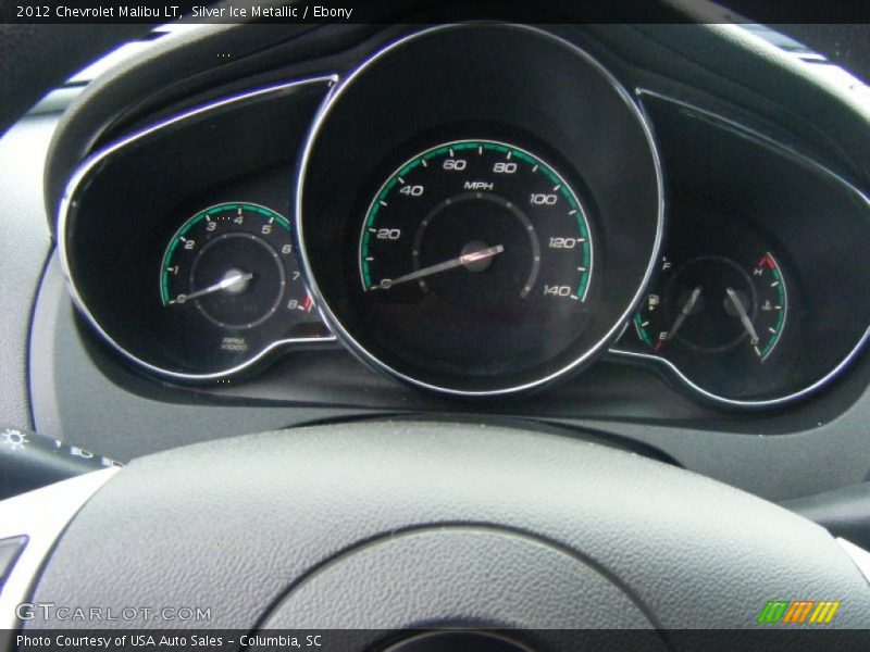 Silver Ice Metallic / Ebony 2012 Chevrolet Malibu LT