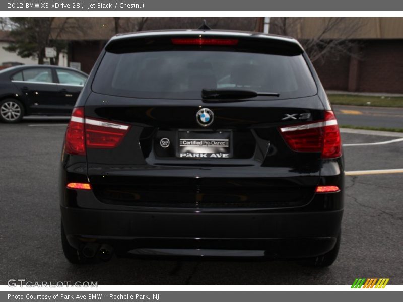 Jet Black / Chestnut 2012 BMW X3 xDrive 28i