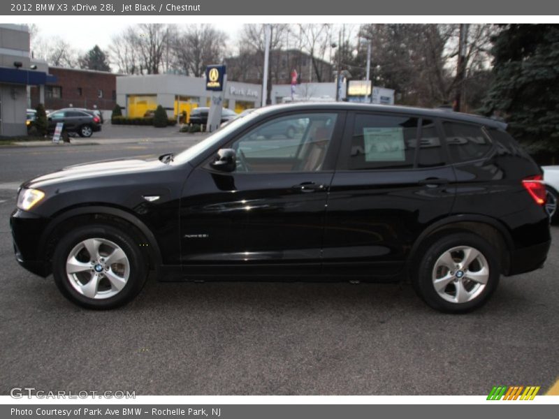 Jet Black / Chestnut 2012 BMW X3 xDrive 28i