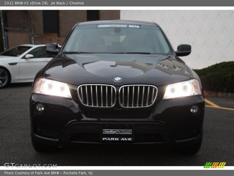 Jet Black / Chestnut 2012 BMW X3 xDrive 28i