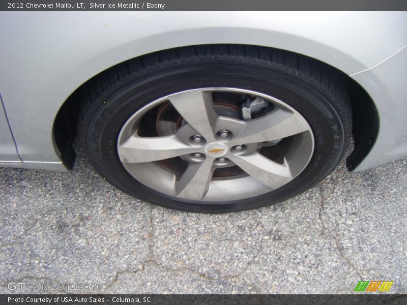 Silver Ice Metallic / Ebony 2012 Chevrolet Malibu LT