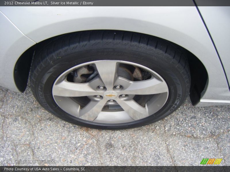 Silver Ice Metallic / Ebony 2012 Chevrolet Malibu LT