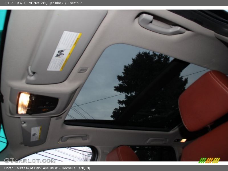 Jet Black / Chestnut 2012 BMW X3 xDrive 28i