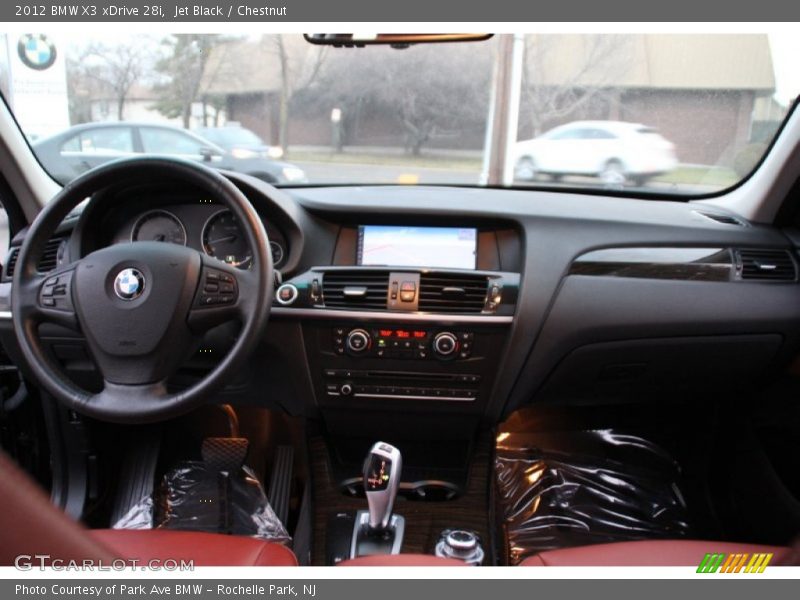 Jet Black / Chestnut 2012 BMW X3 xDrive 28i